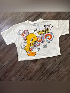 Warner Bros. Tweety Graphic Tee - White, Yellow & Orange